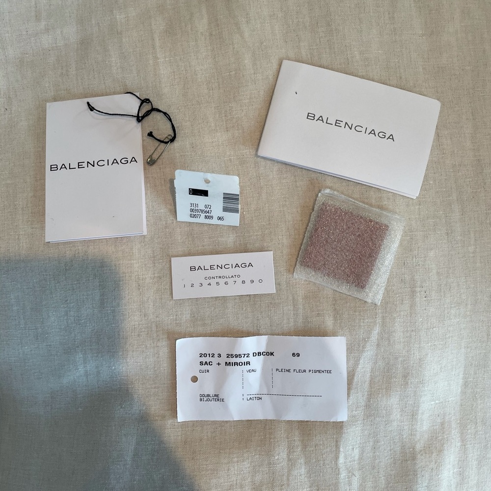 BALENCIAGA rose pink papier tote bag - Picture 12 of 12